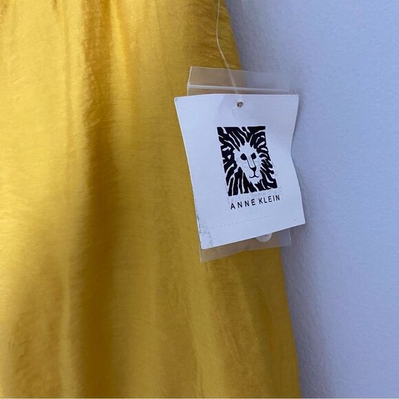 Anne Klein Women's Washed Duppioni Skirt size 8 - Picture 3 of 4